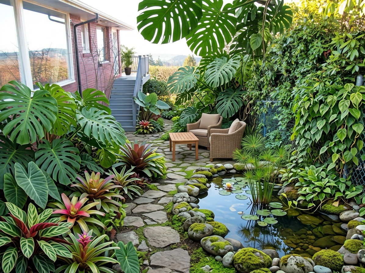 Garden after AI redesign