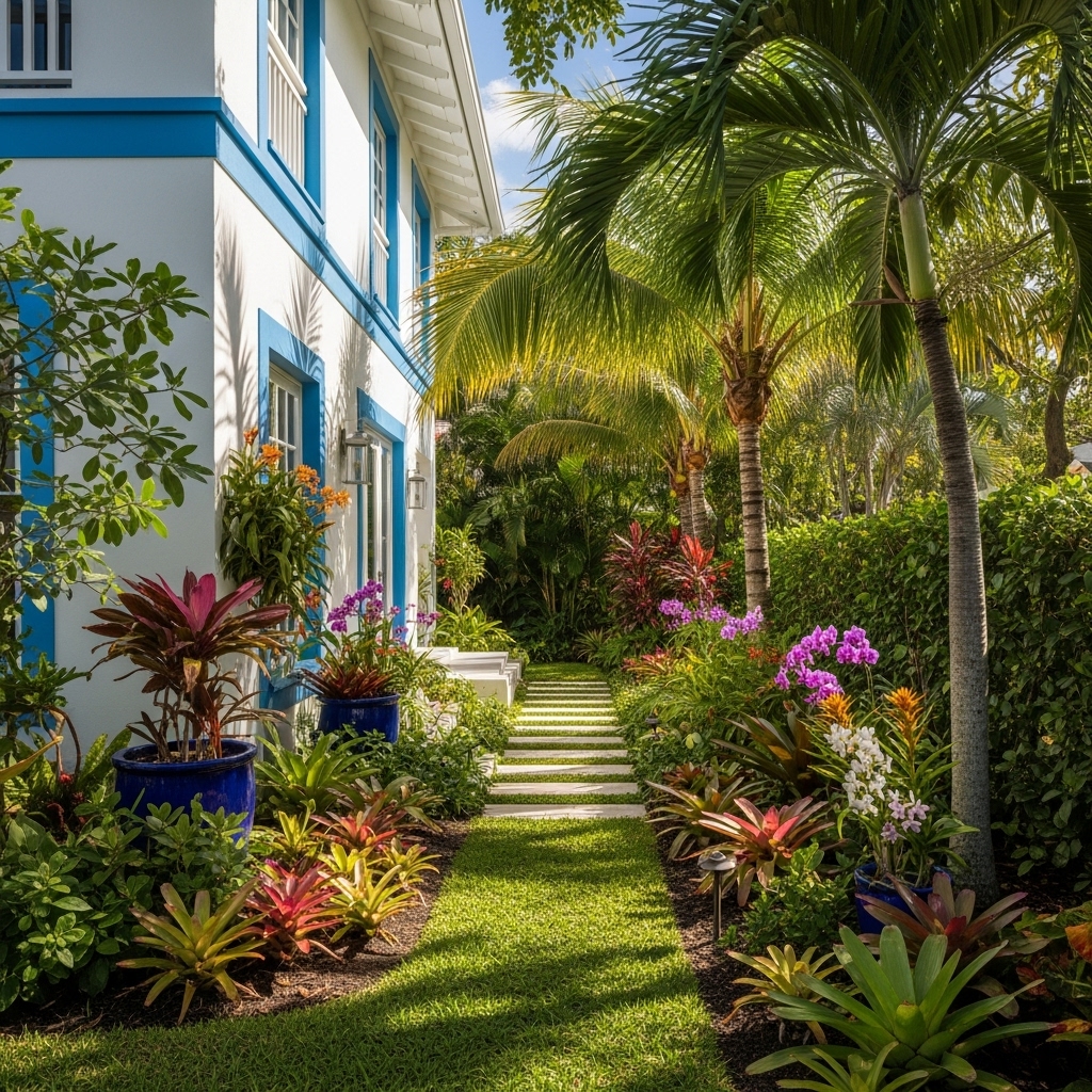 Tropical garden style